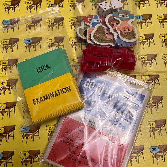 Vintage 1967 Milton Bradley Go to the Head of the Class Series 17 Board Game - Picture 10 of 10